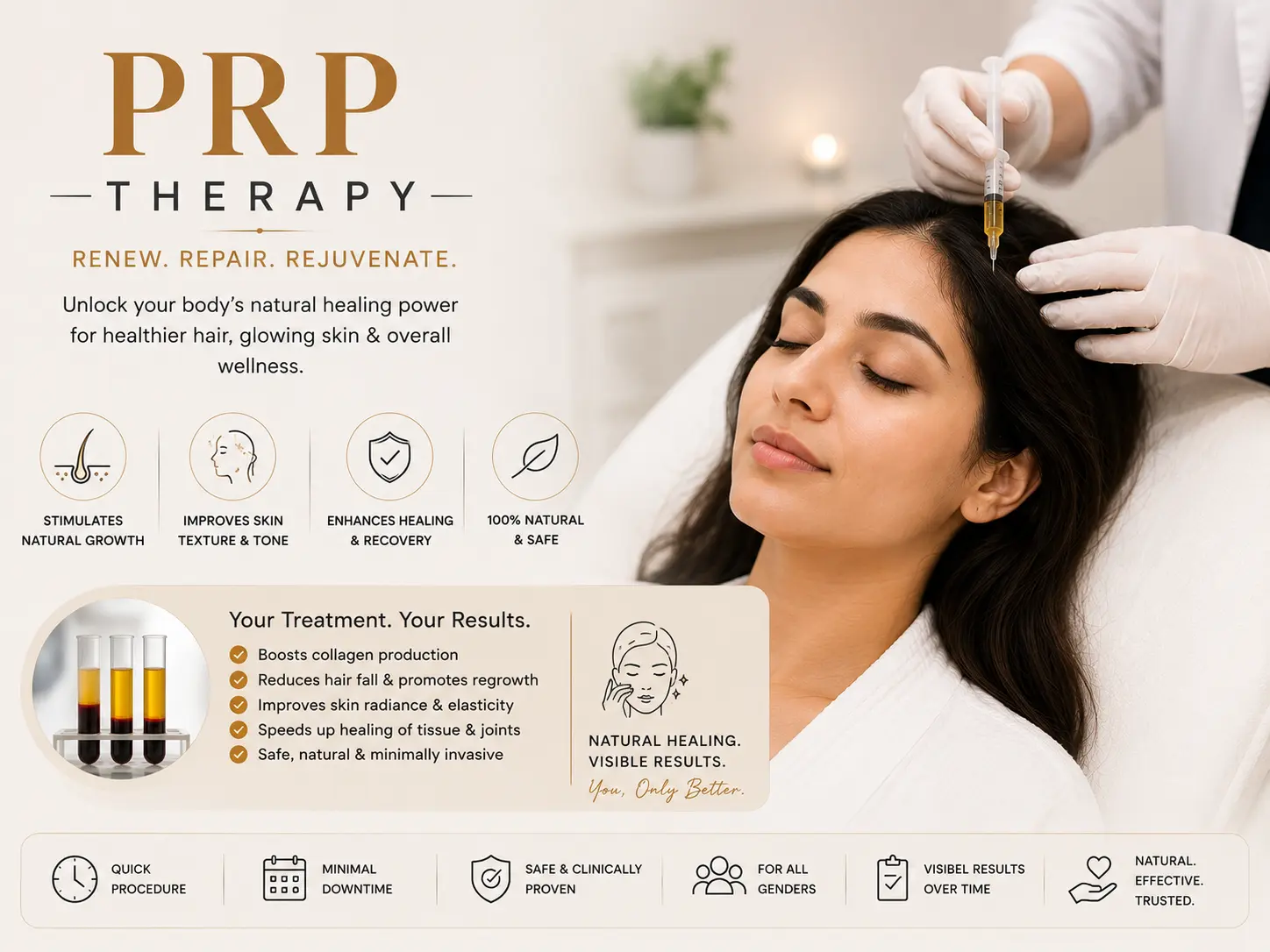 PRP Therapy for Skin & Hair in Begumpet